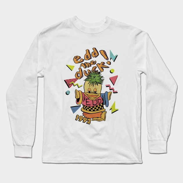 Edd The Duck Long Sleeve T-Shirt by oxvaslim